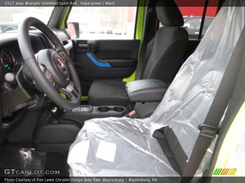 Hypergreen / Black 2017 Jeep Wrangler Unlimited Sport 4x4