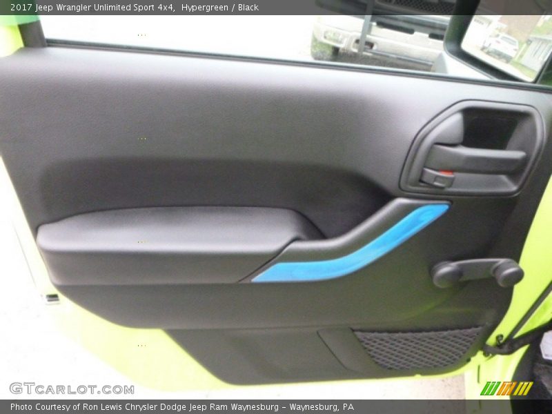 Hypergreen / Black 2017 Jeep Wrangler Unlimited Sport 4x4