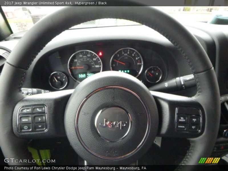 Hypergreen / Black 2017 Jeep Wrangler Unlimited Sport 4x4