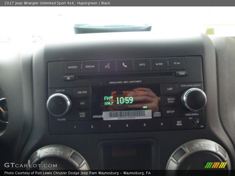 Hypergreen / Black 2017 Jeep Wrangler Unlimited Sport 4x4