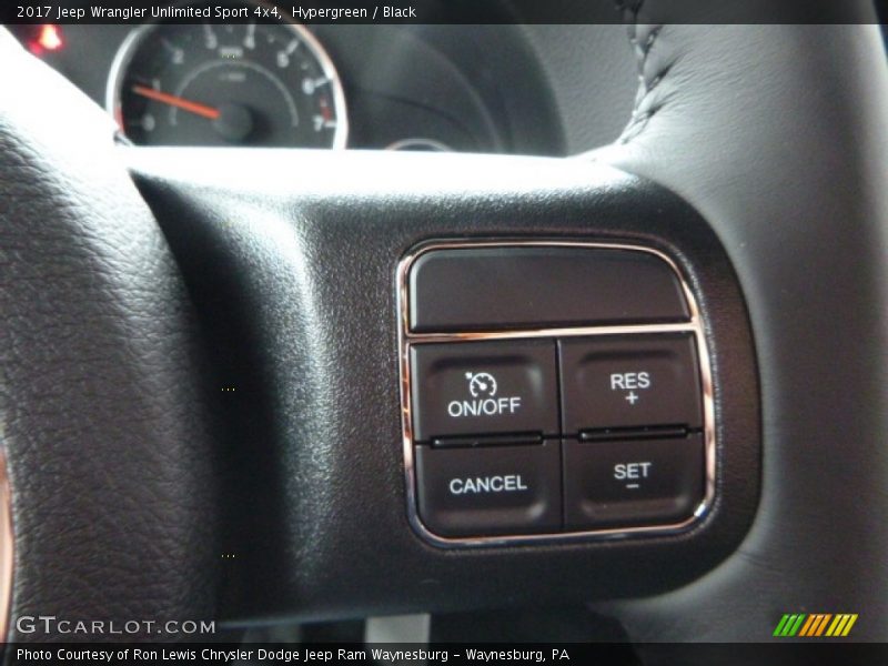 Hypergreen / Black 2017 Jeep Wrangler Unlimited Sport 4x4