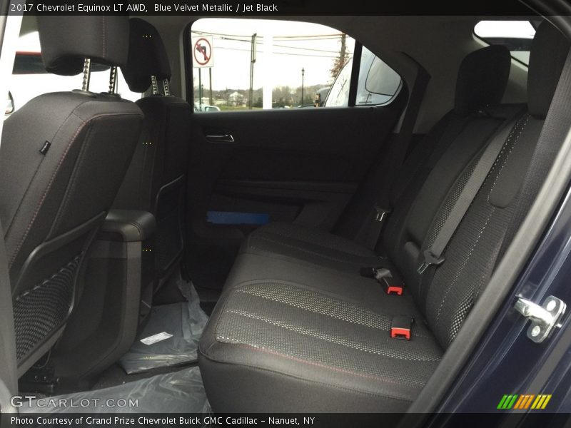 Blue Velvet Metallic / Jet Black 2017 Chevrolet Equinox LT AWD