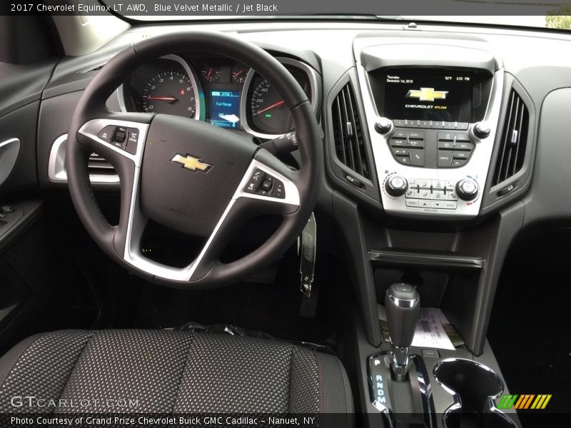 Blue Velvet Metallic / Jet Black 2017 Chevrolet Equinox LT AWD