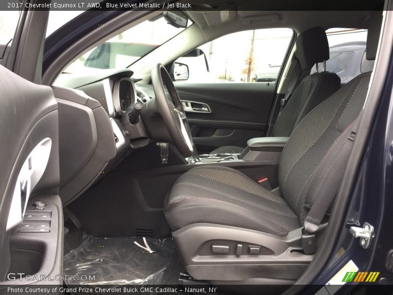 Blue Velvet Metallic / Jet Black 2017 Chevrolet Equinox LT AWD