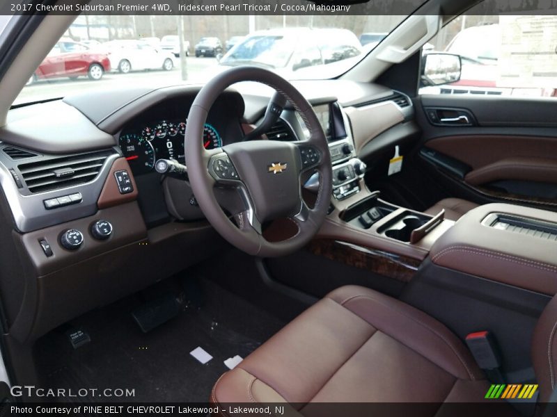  2017 Suburban Premier 4WD Cocoa/Mahogany Interior