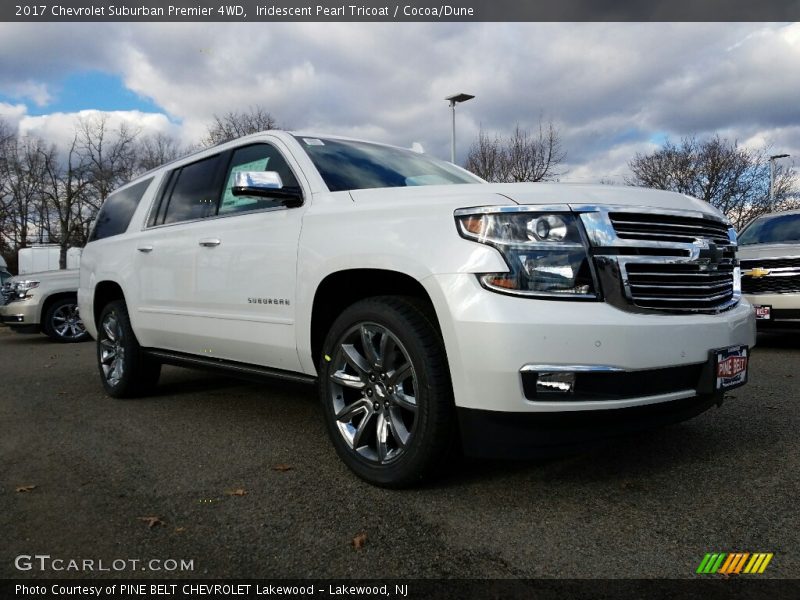 Iridescent Pearl Tricoat / Cocoa/Dune 2017 Chevrolet Suburban Premier 4WD