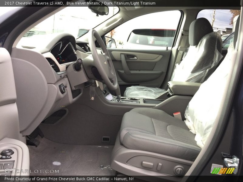 Blue Velvet Metallic / Dark Titanium/Light Titanium 2017 Chevrolet Traverse LS AWD