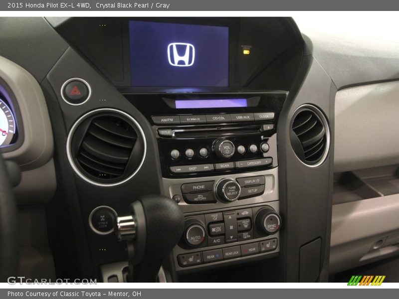 Crystal Black Pearl / Gray 2015 Honda Pilot EX-L 4WD