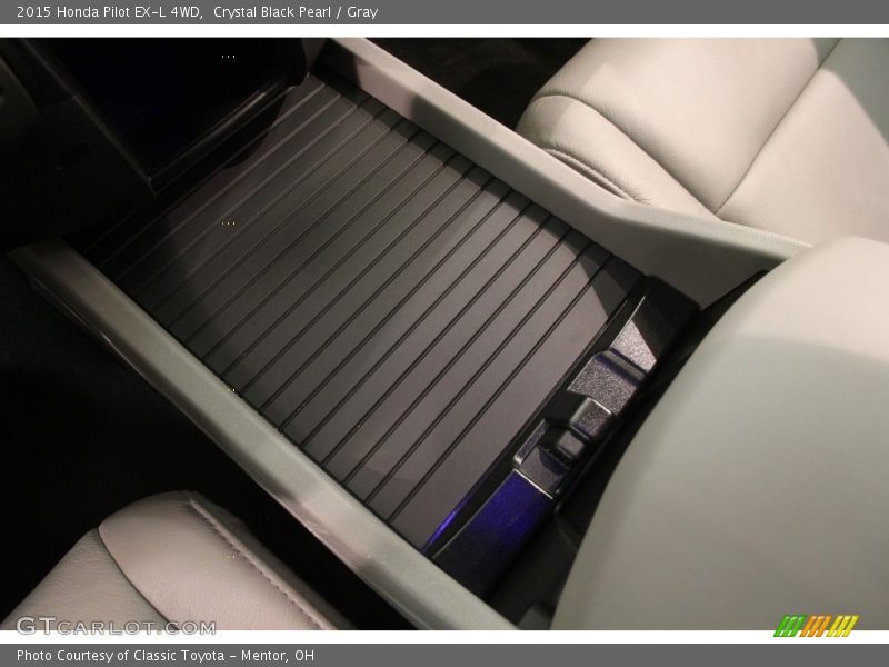 Crystal Black Pearl / Gray 2015 Honda Pilot EX-L 4WD