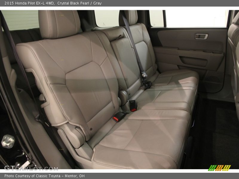 Crystal Black Pearl / Gray 2015 Honda Pilot EX-L 4WD