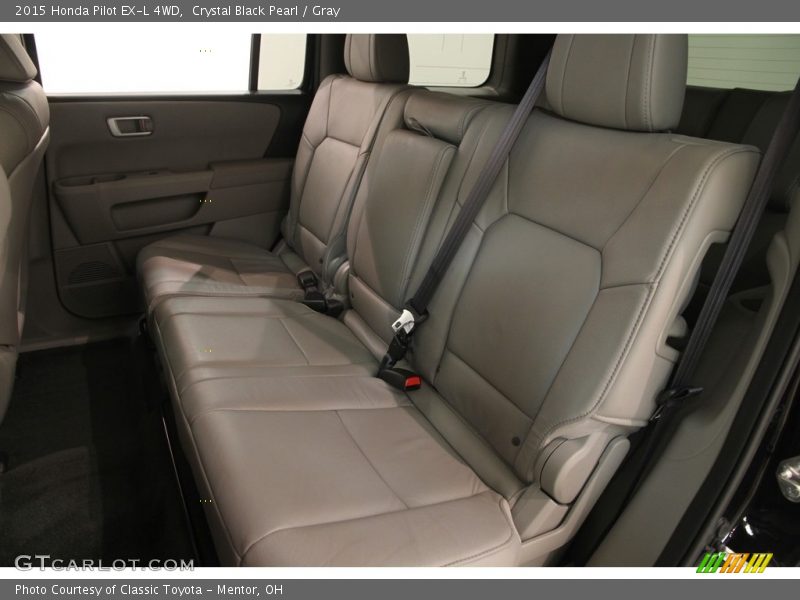 Crystal Black Pearl / Gray 2015 Honda Pilot EX-L 4WD