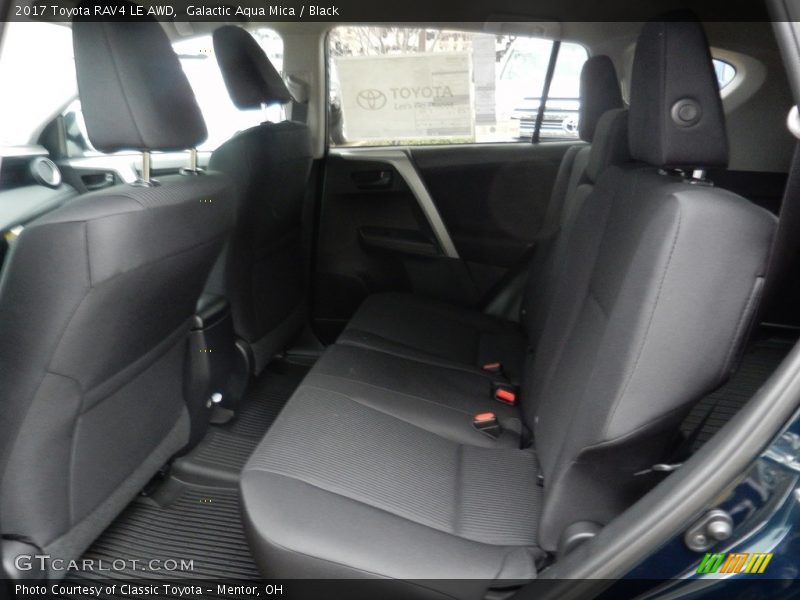 Galactic Aqua Mica / Black 2017 Toyota RAV4 LE AWD