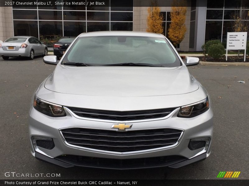 Silver Ice Metallic / Jet Black 2017 Chevrolet Malibu LT