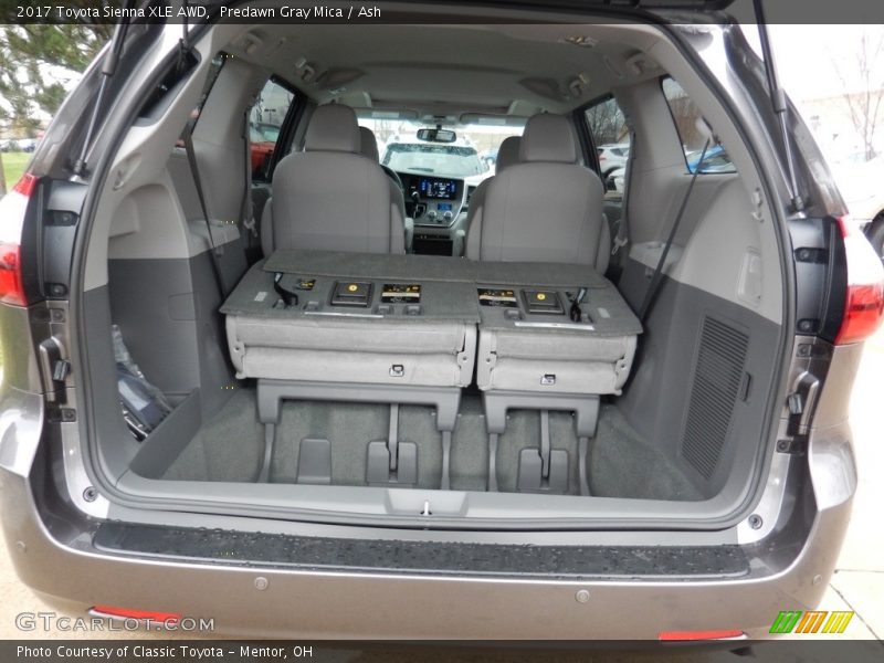 Predawn Gray Mica / Ash 2017 Toyota Sienna XLE AWD