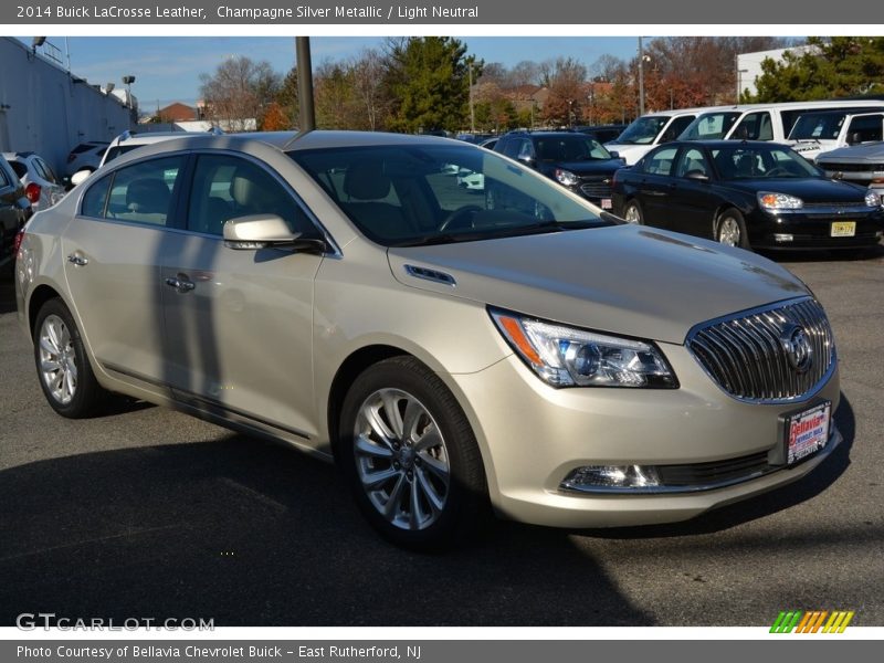 Champagne Silver Metallic / Light Neutral 2014 Buick LaCrosse Leather