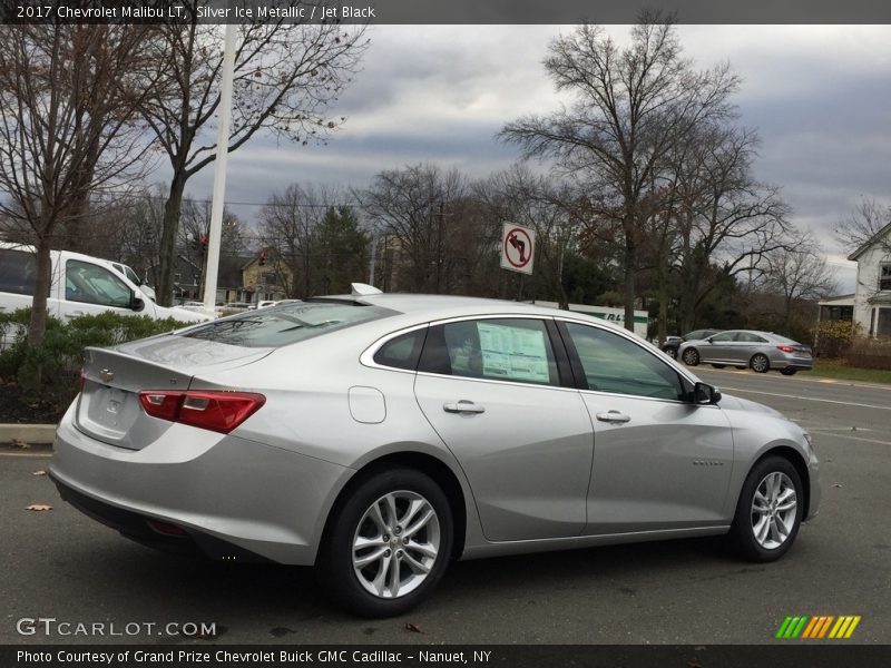Silver Ice Metallic / Jet Black 2017 Chevrolet Malibu LT