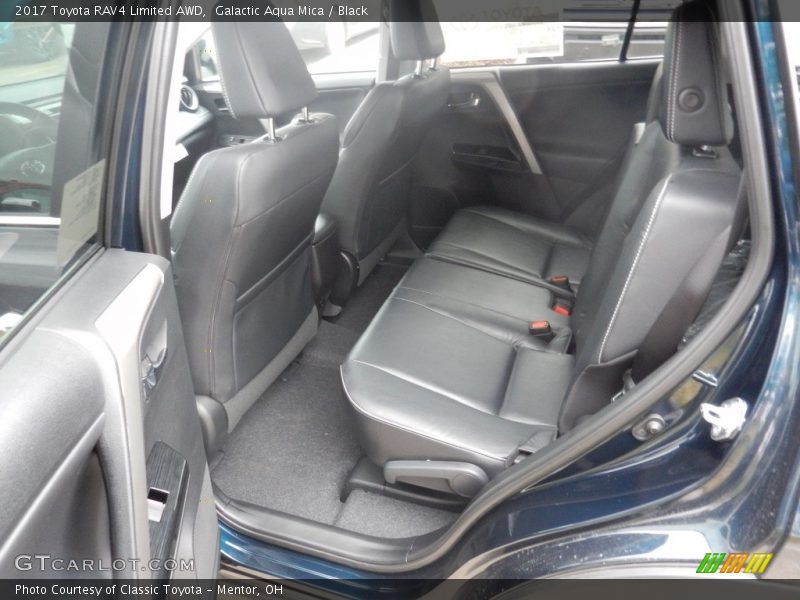 Galactic Aqua Mica / Black 2017 Toyota RAV4 Limited AWD