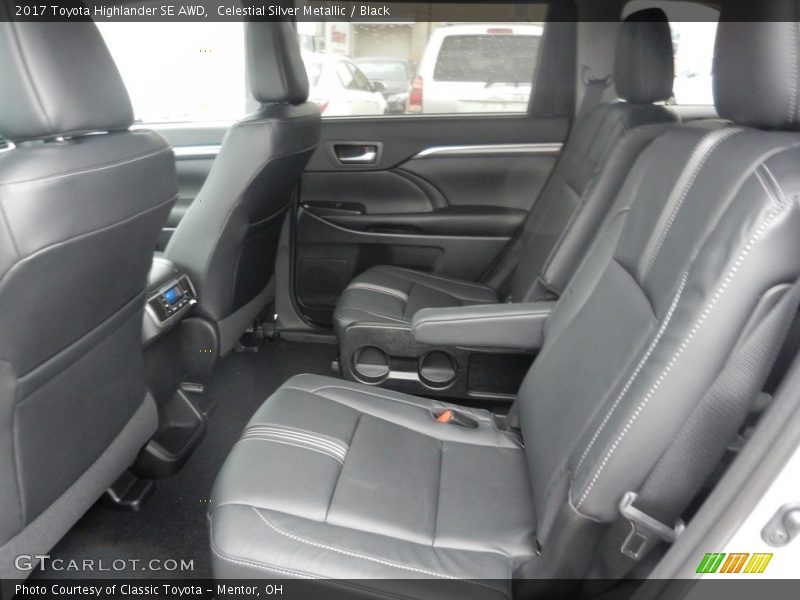 Rear Seat of 2017 Highlander SE AWD