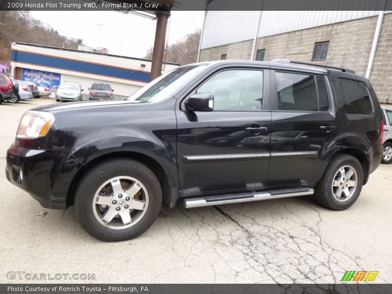 Formal Black / Gray 2009 Honda Pilot Touring 4WD
