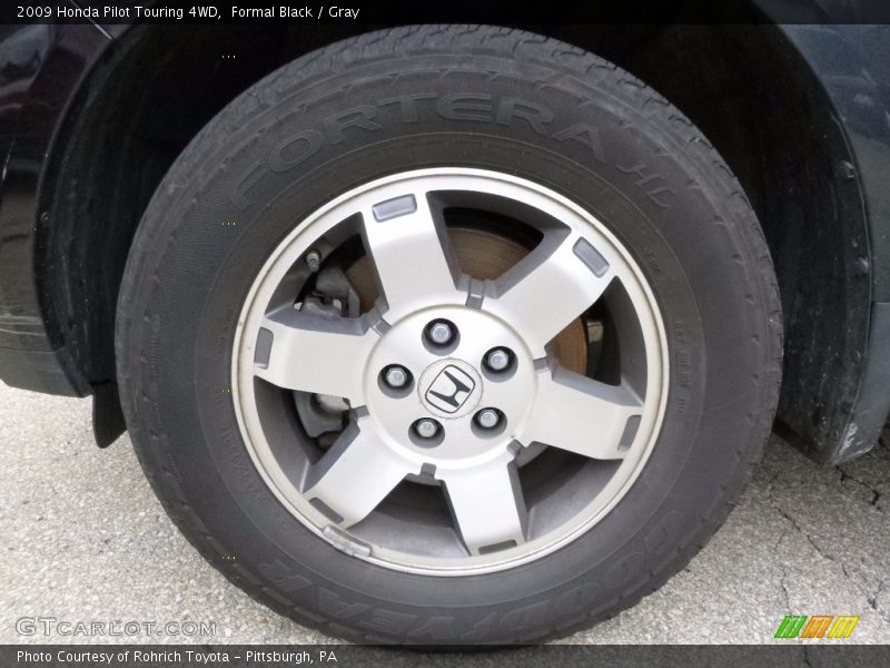 Formal Black / Gray 2009 Honda Pilot Touring 4WD