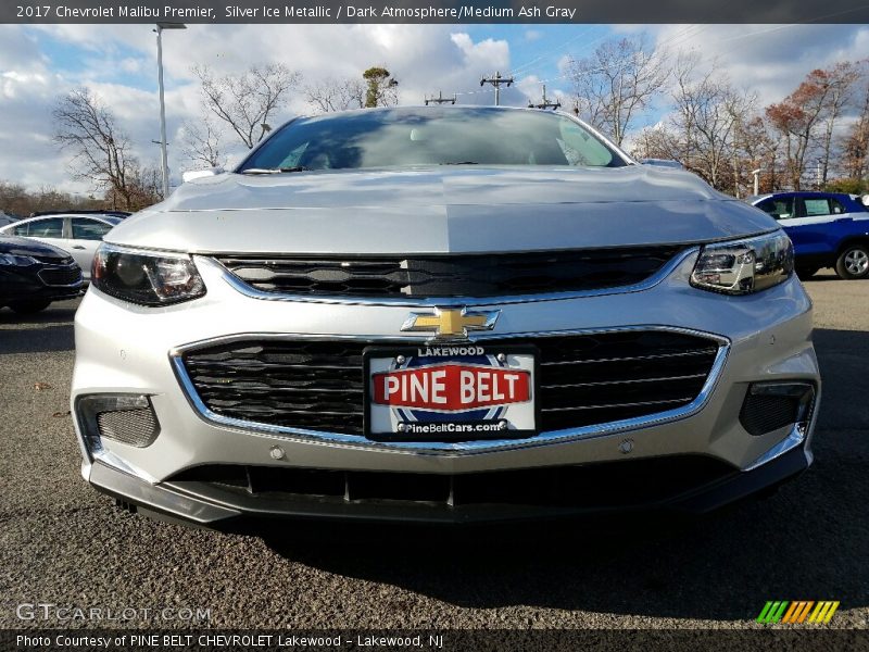 Silver Ice Metallic / Dark Atmosphere/Medium Ash Gray 2017 Chevrolet Malibu Premier