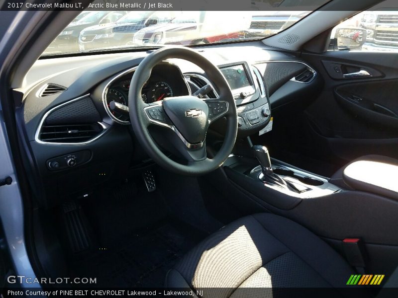 Arctic Blue Metallic / Jet Black 2017 Chevrolet Malibu LT