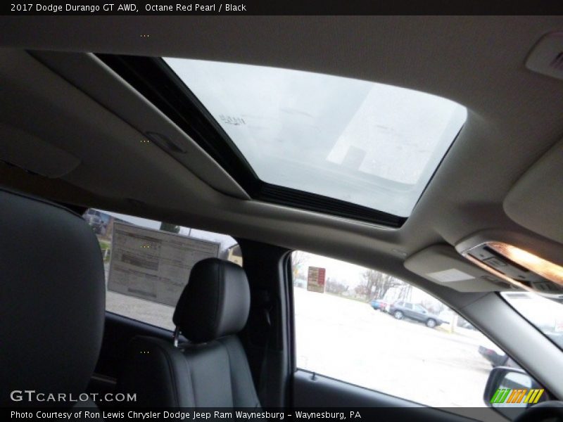 Octane Red Pearl / Black 2017 Dodge Durango GT AWD