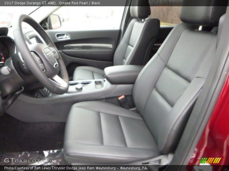 Octane Red Pearl / Black 2017 Dodge Durango GT AWD