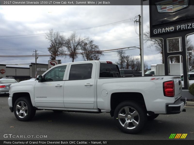 Summit White / Jet Black 2017 Chevrolet Silverado 1500 LT Crew Cab 4x4