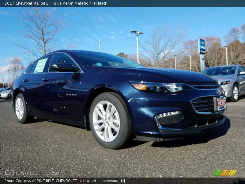 Blue Velvet Metallic / Jet Black 2017 Chevrolet Malibu LT