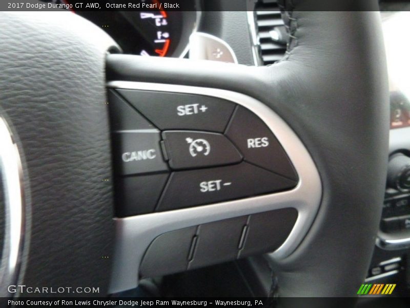 Octane Red Pearl / Black 2017 Dodge Durango GT AWD