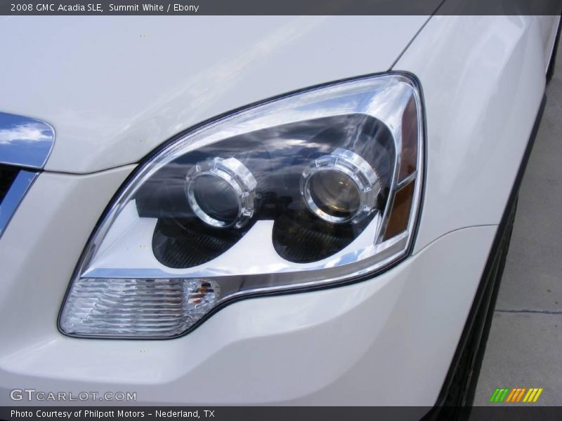 Summit White / Ebony 2008 GMC Acadia SLE