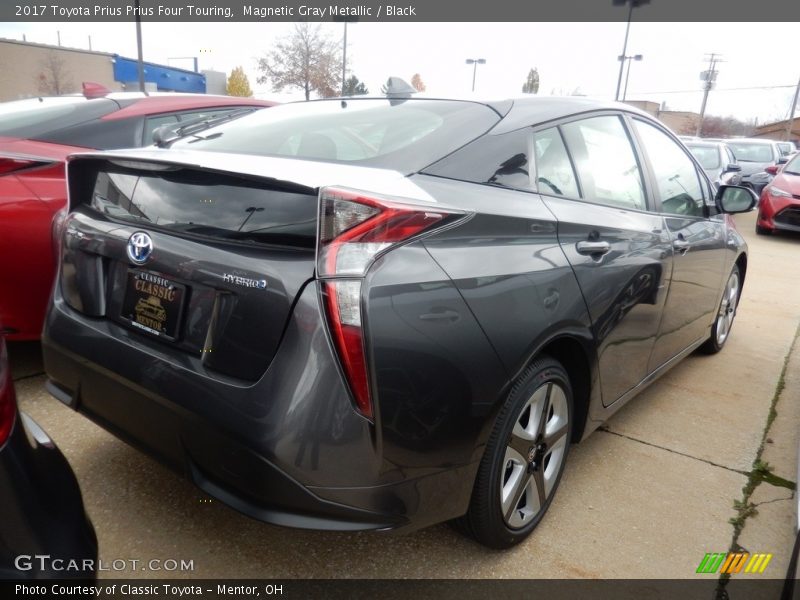 Magnetic Gray Metallic / Black 2017 Toyota Prius Prius Four Touring