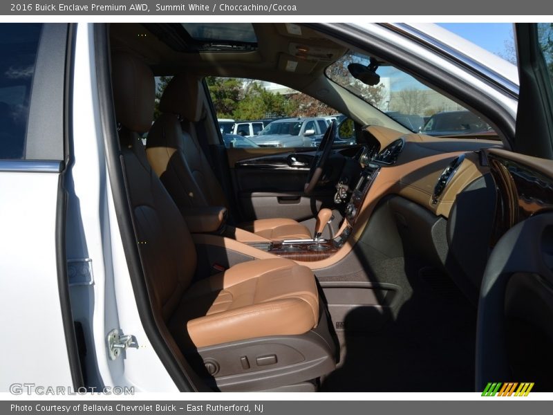 Summit White / Choccachino/Cocoa 2016 Buick Enclave Premium AWD