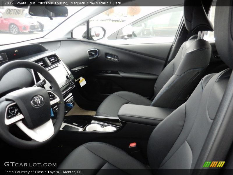 Magnetic Gray Metallic / Black 2017 Toyota Prius Prius Four Touring