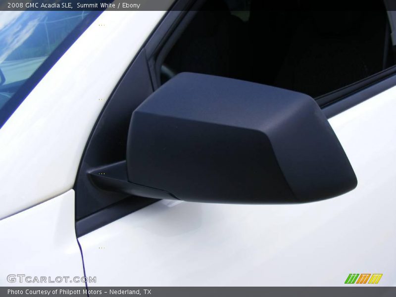 Summit White / Ebony 2008 GMC Acadia SLE