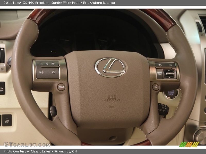 Starfire White Pearl / Ecru/Auburn Bubinga 2011 Lexus GX 460 Premium