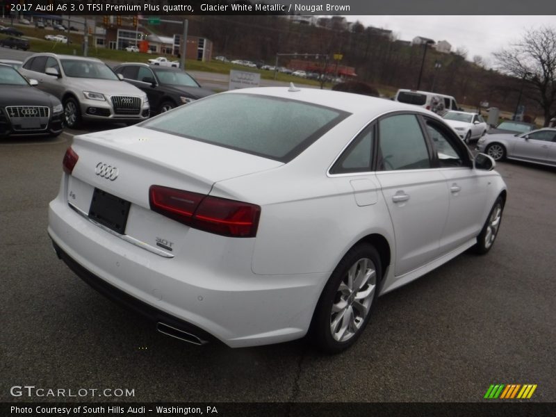 Glacier White Metallic / Nougat Brown 2017 Audi A6 3.0 TFSI Premium Plus quattro