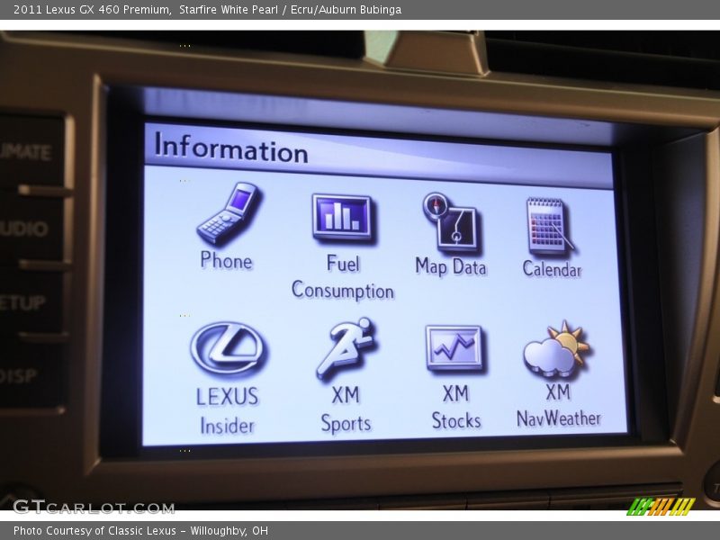 Starfire White Pearl / Ecru/Auburn Bubinga 2011 Lexus GX 460 Premium