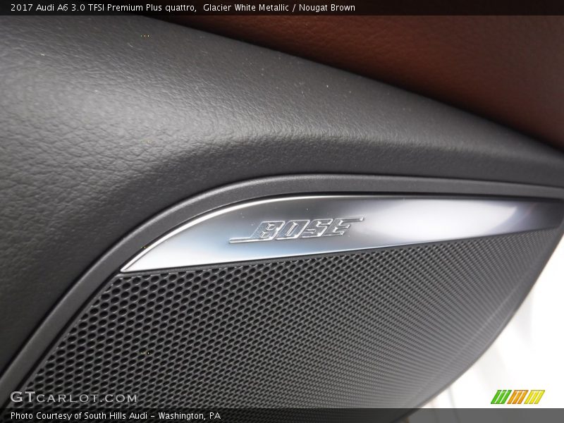 Glacier White Metallic / Nougat Brown 2017 Audi A6 3.0 TFSI Premium Plus quattro