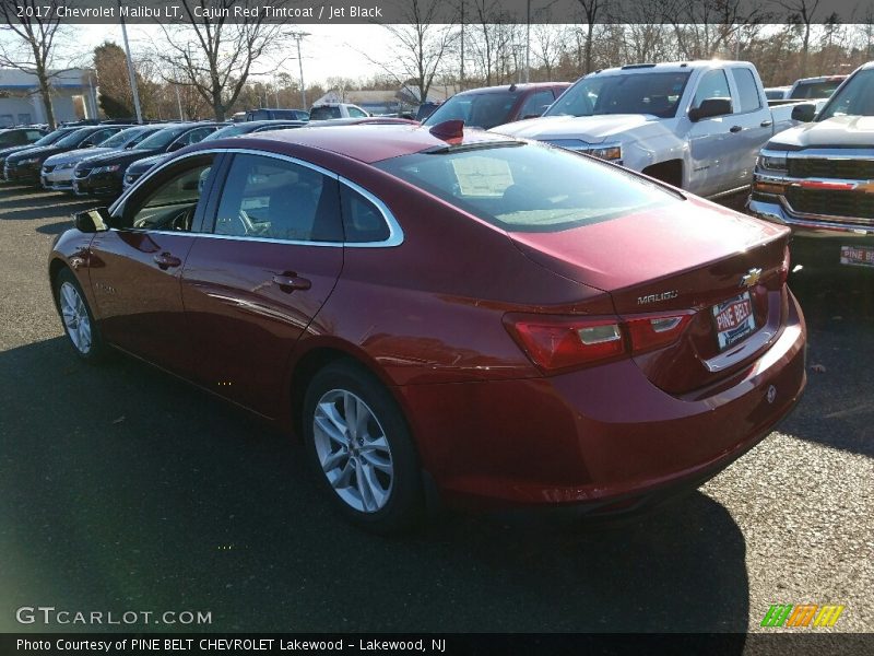 Cajun Red Tintcoat / Jet Black 2017 Chevrolet Malibu LT