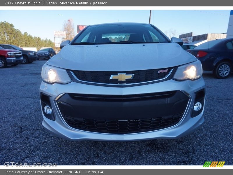 Silver Ice Metallic / Jet Black 2017 Chevrolet Sonic LT Sedan
