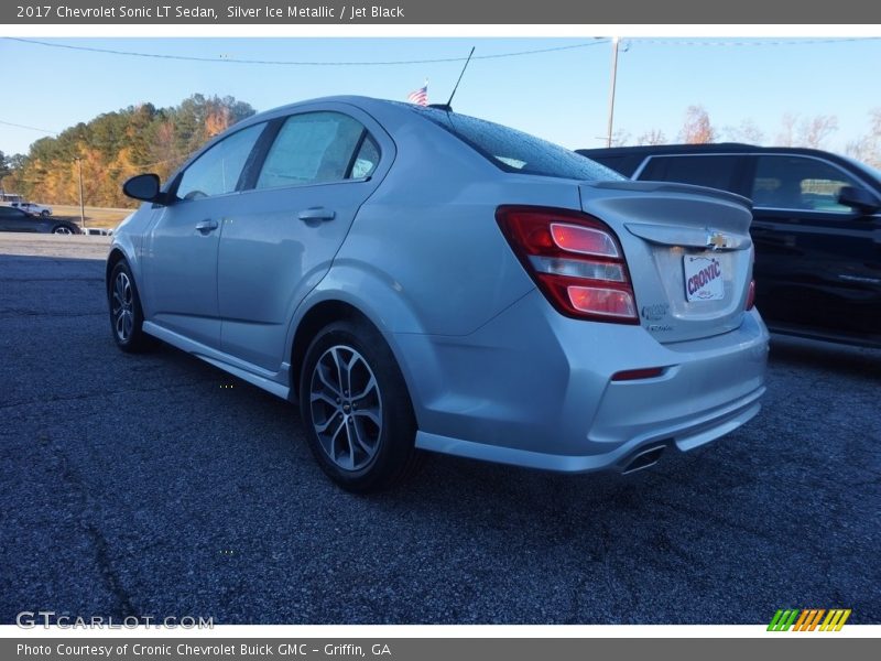 Silver Ice Metallic / Jet Black 2017 Chevrolet Sonic LT Sedan