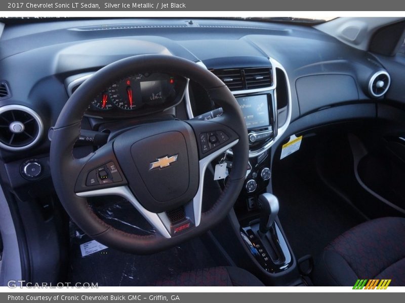 Silver Ice Metallic / Jet Black 2017 Chevrolet Sonic LT Sedan