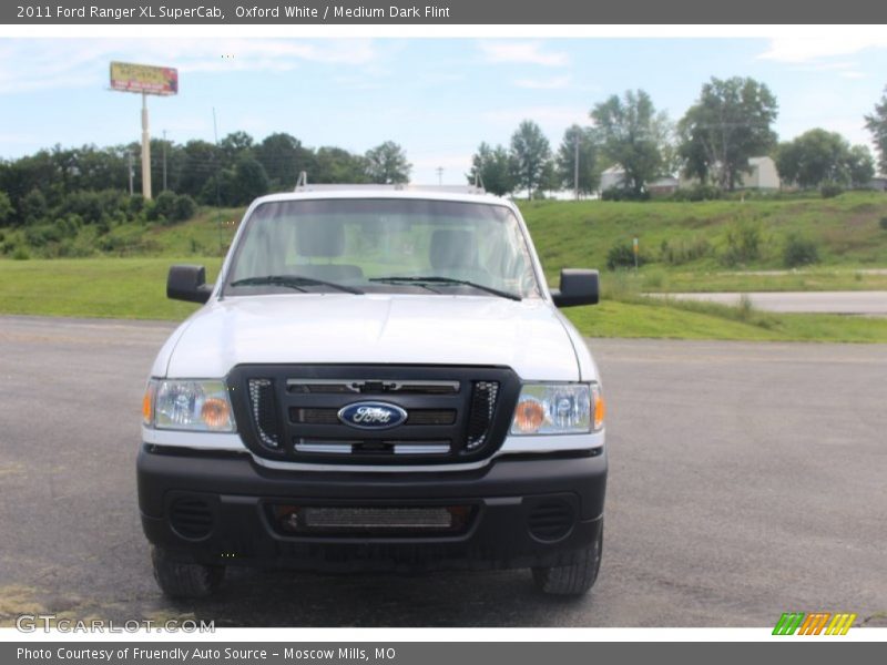 Oxford White / Medium Dark Flint 2011 Ford Ranger XL SuperCab