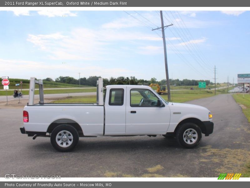 Oxford White / Medium Dark Flint 2011 Ford Ranger XL SuperCab