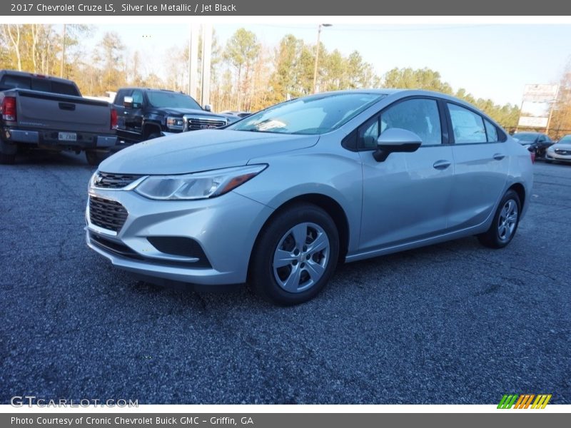 Silver Ice Metallic / Jet Black 2017 Chevrolet Cruze LS