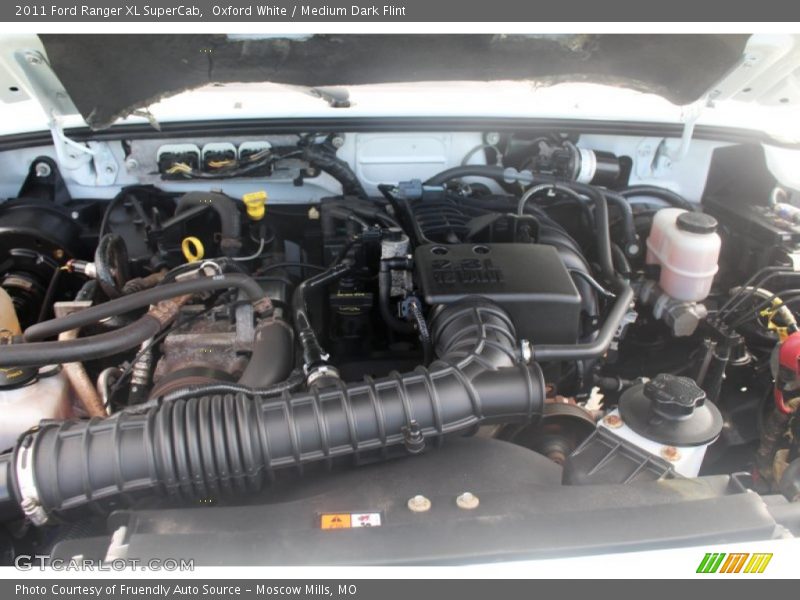 Oxford White / Medium Dark Flint 2011 Ford Ranger XL SuperCab