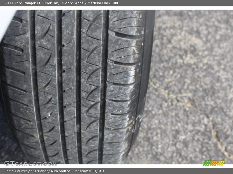 Oxford White / Medium Dark Flint 2011 Ford Ranger XL SuperCab