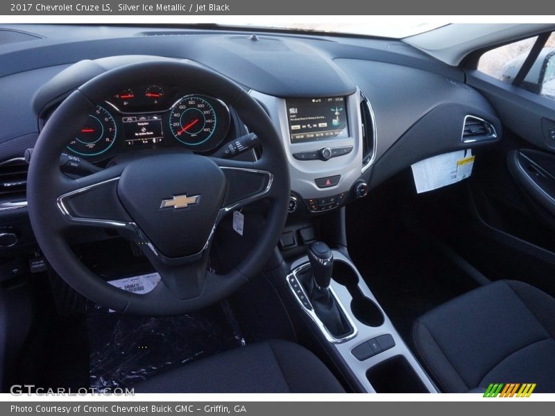 Silver Ice Metallic / Jet Black 2017 Chevrolet Cruze LS
